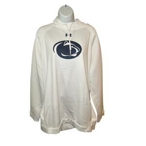 Penn state- Under Armour quilted hoodie, cold gear, white, women’s 2XL -new